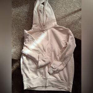 Nike Women's Soft Beige Hoodie Size Small